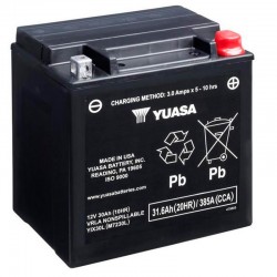 Bateria YUASA YIX30L-BS 12V 30Ah AGM | Baterias de motocicleta