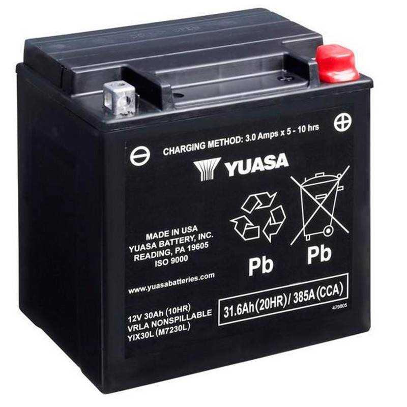Batería Yuasa YIX30L 12V 31,6Ah