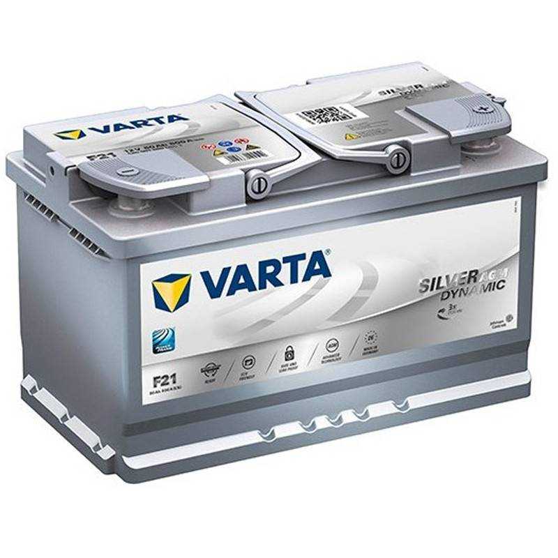 Batería Varta F21 80Ah 12V para Vehículos Start&Stop | Silver Dynamic AGM