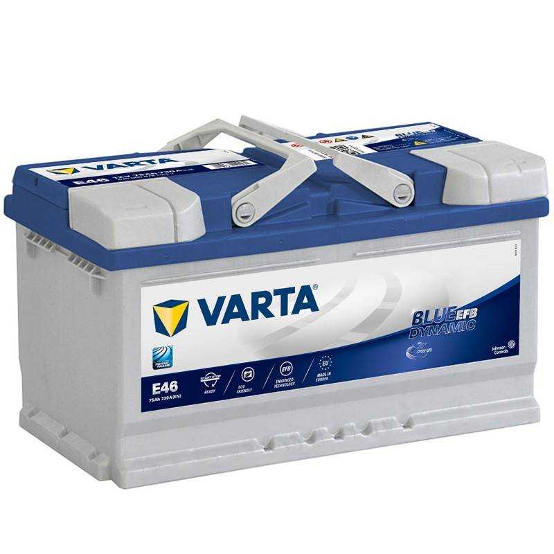 Varta E46 75Ah 12V Start-Stop EFB