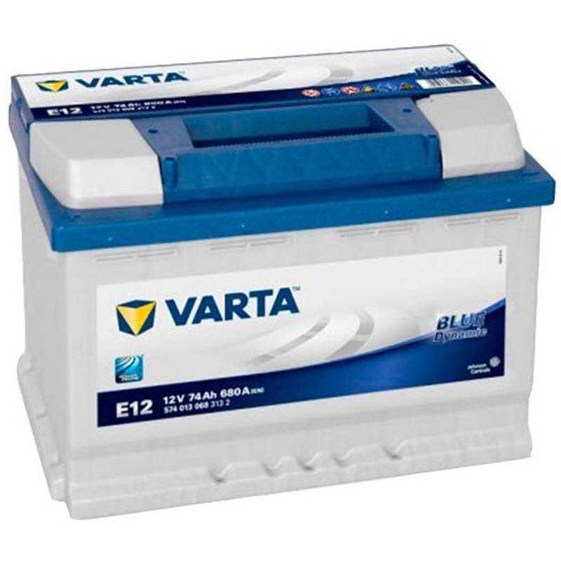 Batería Varta E12 74Ah 12V
