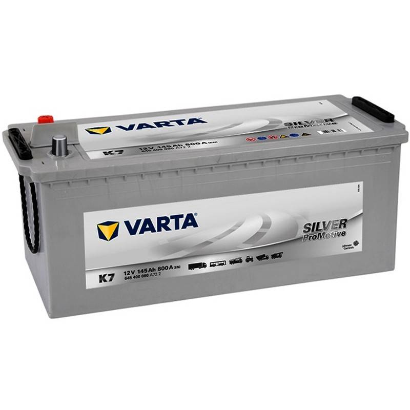 Batería Varta K7 145Ah 12V para Camión | Promotive Silver