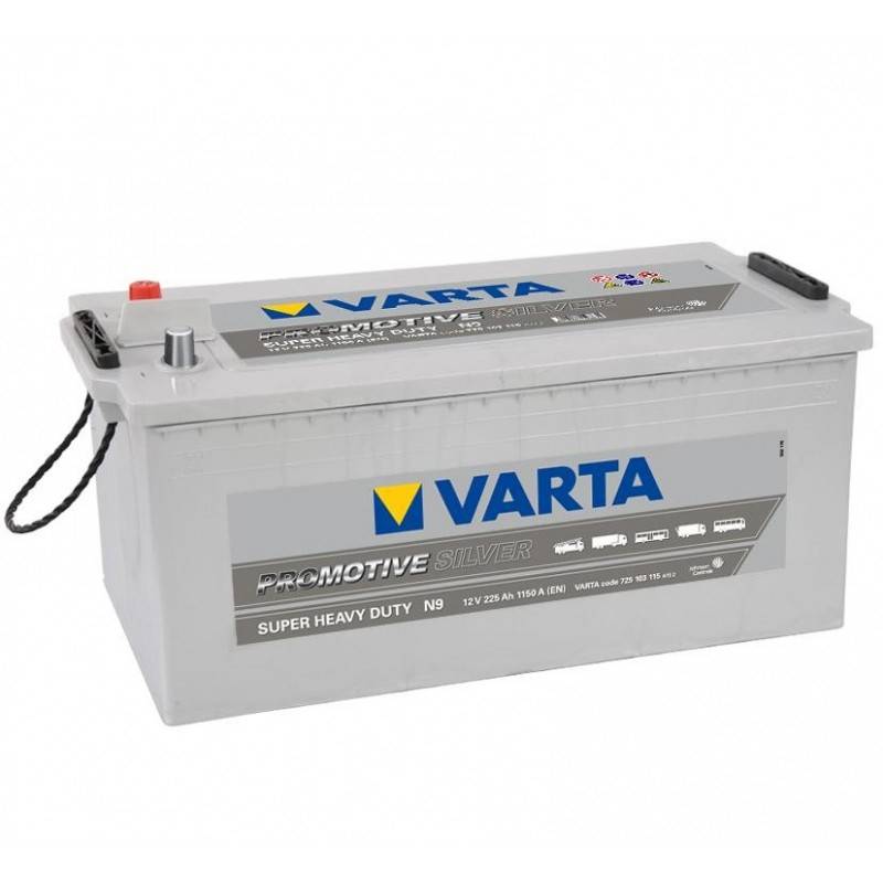 Batería Varta N9 225Ah 12V para Camión | Promotive Silver