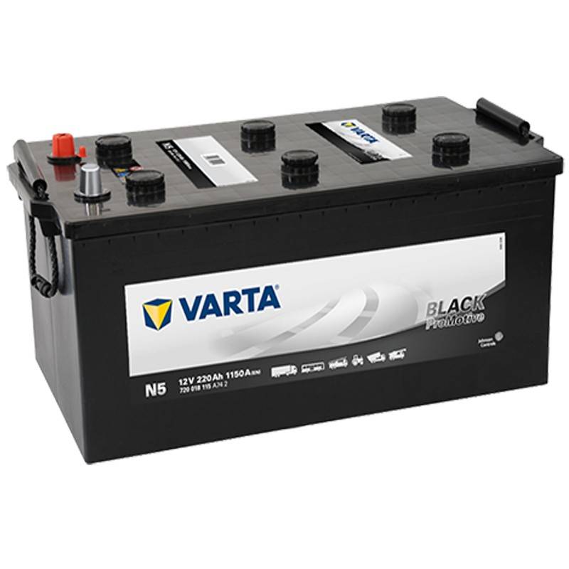 Batería Varta N5 220Ah 12V para Camión | Promotive Black