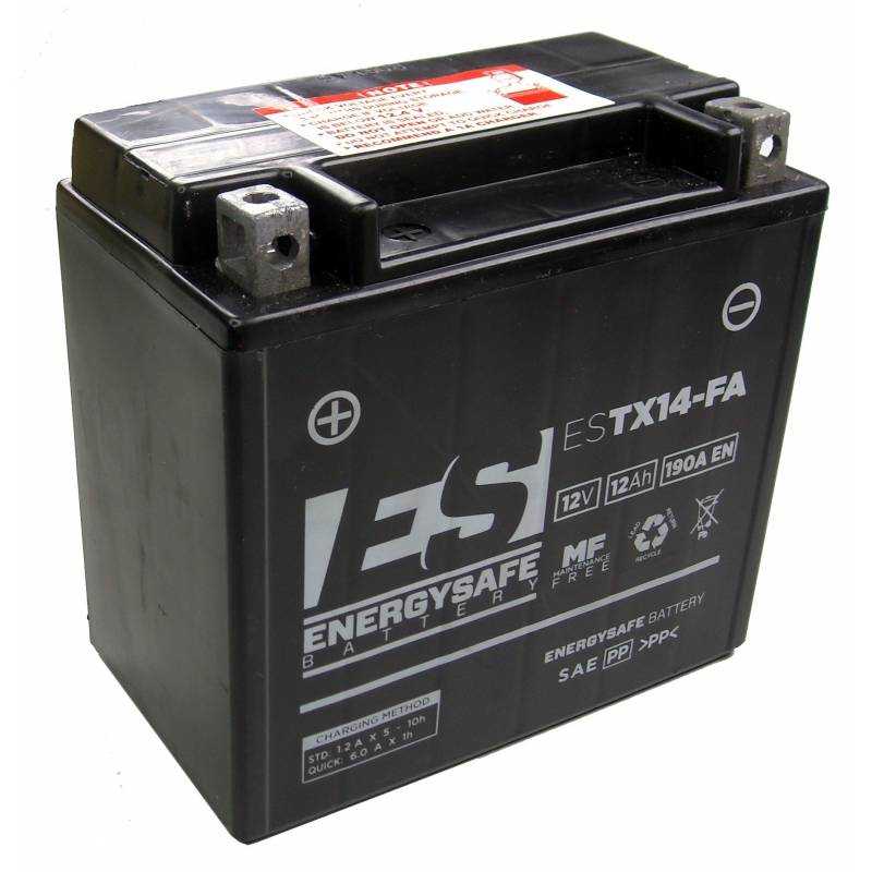 Batería EnergySafe YTX14-FA 12V 12 Ah