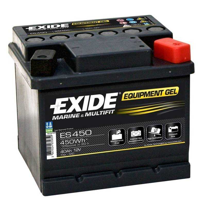 Batería Exide ES450 12V 40Ah GEL
