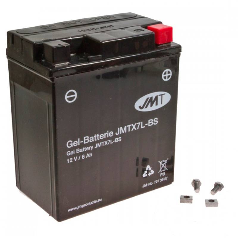 Bateria JMT YTX7L-BS 12V 6Ah