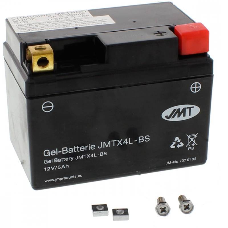 Bateria JMT Gel YTX4L-BS 12V 5Ah