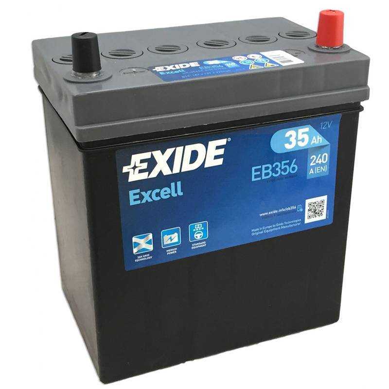 Batería Exide 12V. 35Ah. EB356
