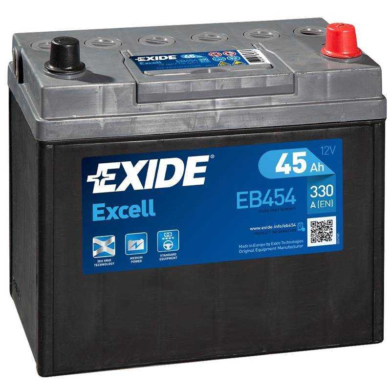 Batería Exide 12V 45Ah EB454
