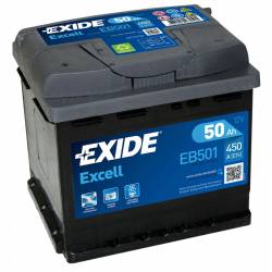 Batería Exide 12V. 50Ah. EB501