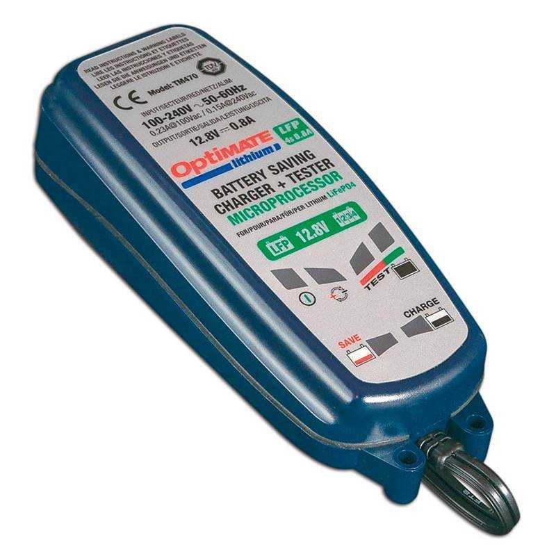 Carregador baterias de Litio 12v. 0,8A. Optimate TM470