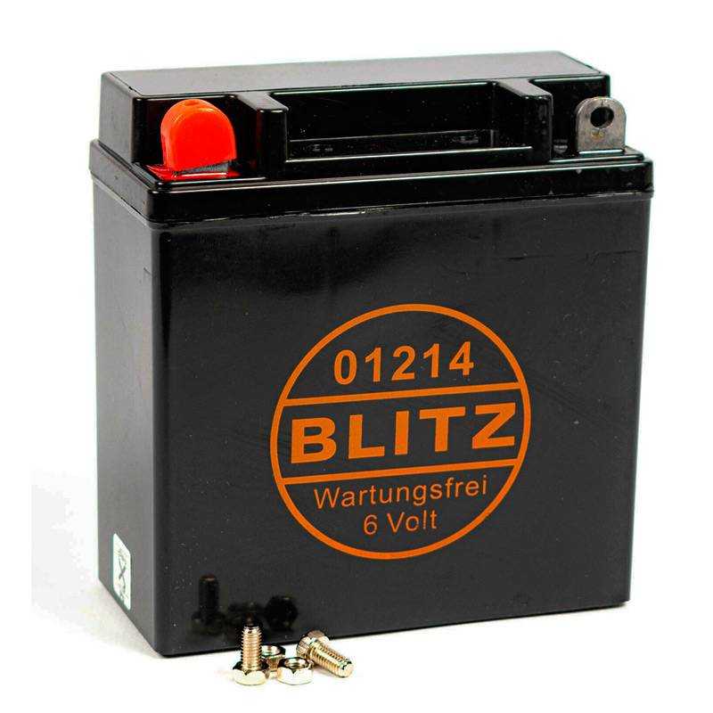 Batería Blitz 01214 12Ah 6V de Gel ••ᐅ【DBaterías.com】