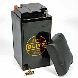 Bateria BLITZ GEL Classic para motocicleta 12Ah 6V | Qualidade para sua velha motocicleta