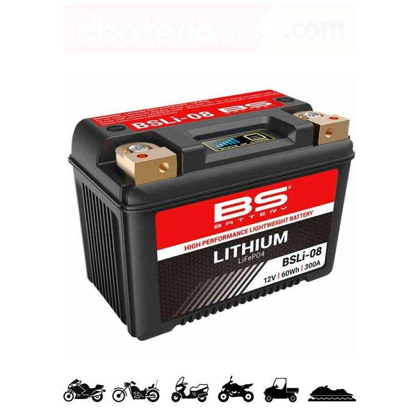 Batería Litio BS BATTERY BSLI-08 12V 5Ah