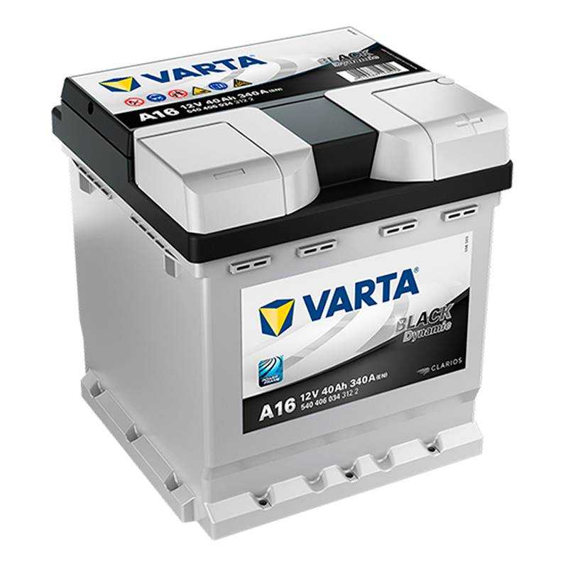 Batería Varta A16 40Ah 12V para Automóvil | Black Dynamic