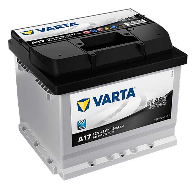 Batería Varta A17 41Ah 12V para Automóvil | Black Dynamic
