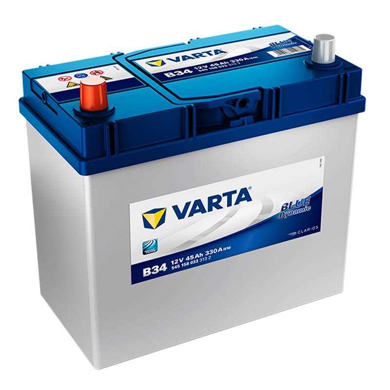 Batería Varta B34 45Ah 12V para Automóvil | Blue Dynamic
