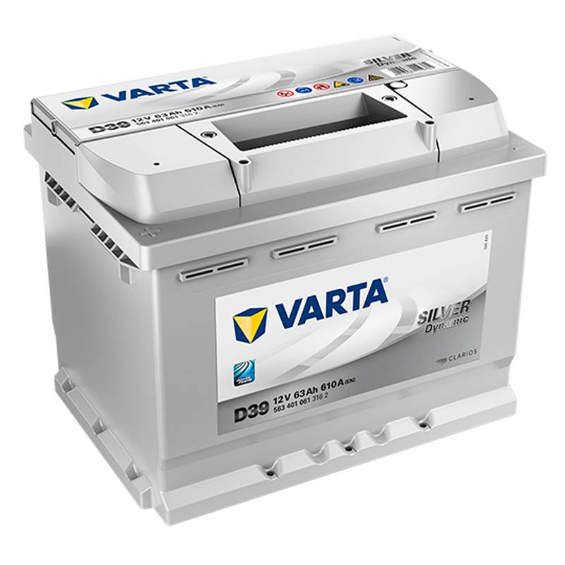 Batería Varta D39 63Ah 12V para Automóvil | Silver Dynamic