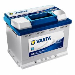 Batería VARTA D43 Blue Dynamic 60Ah 12V para Coche | Calidad al mejor Precio