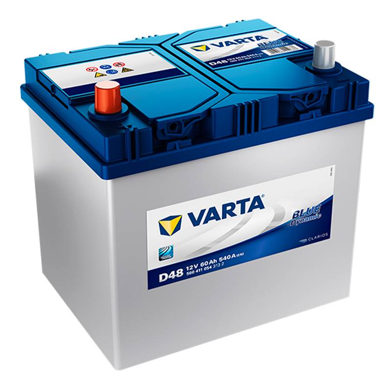 Batería Varta D48 60Ah 12V para Automóvil | Blue Dynamic