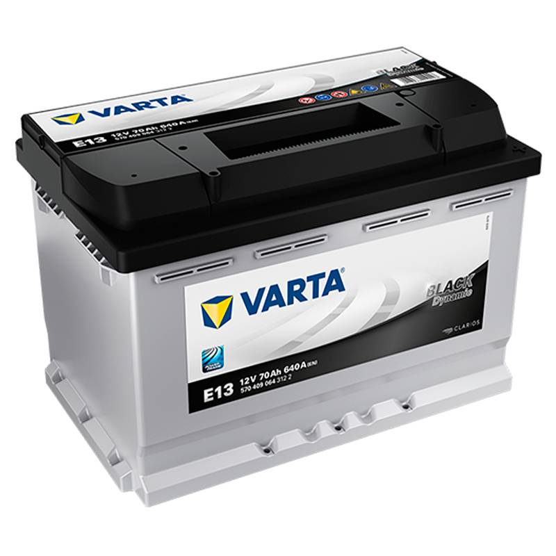 Batería Varta E13 70Ah 12V para Automóvil | Black Dynamic