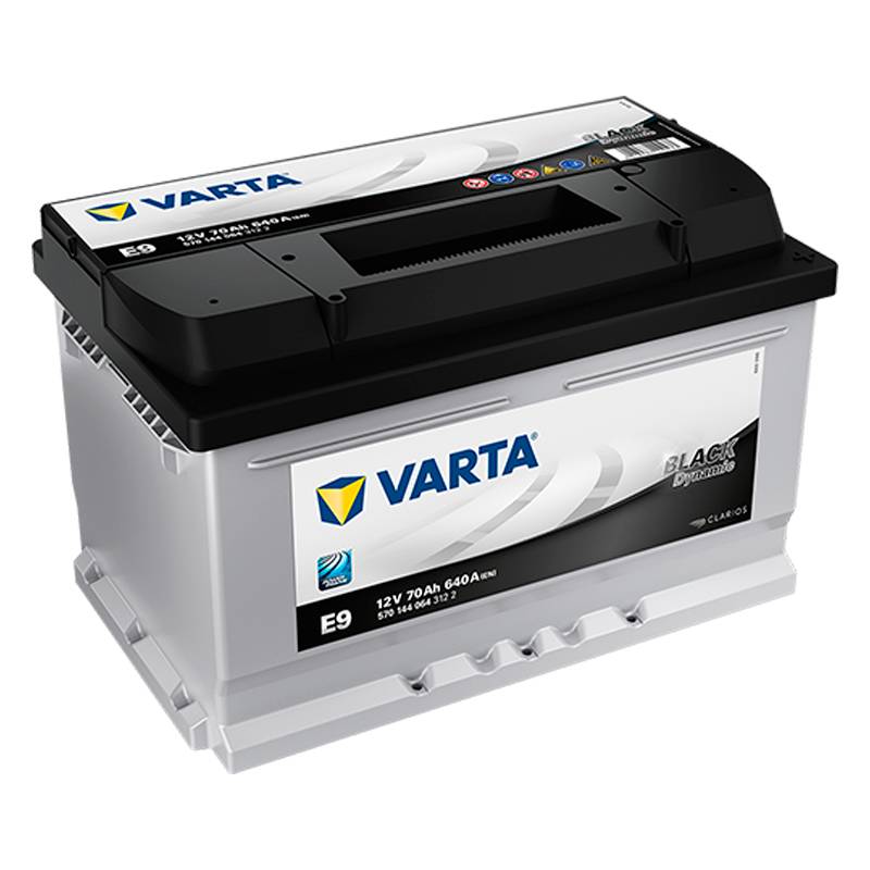 Batería Varta E9 70Ah 12V para Automóvil | Black Dynamic
