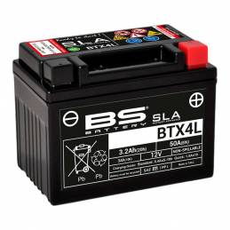 Batería YTX4L-BS BS battery SLA 113x70x85mm