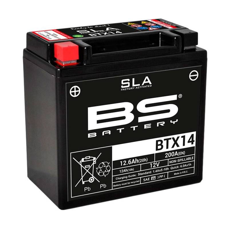 BS Battery BTX14 12V.12Ah. 150x87x145mm.