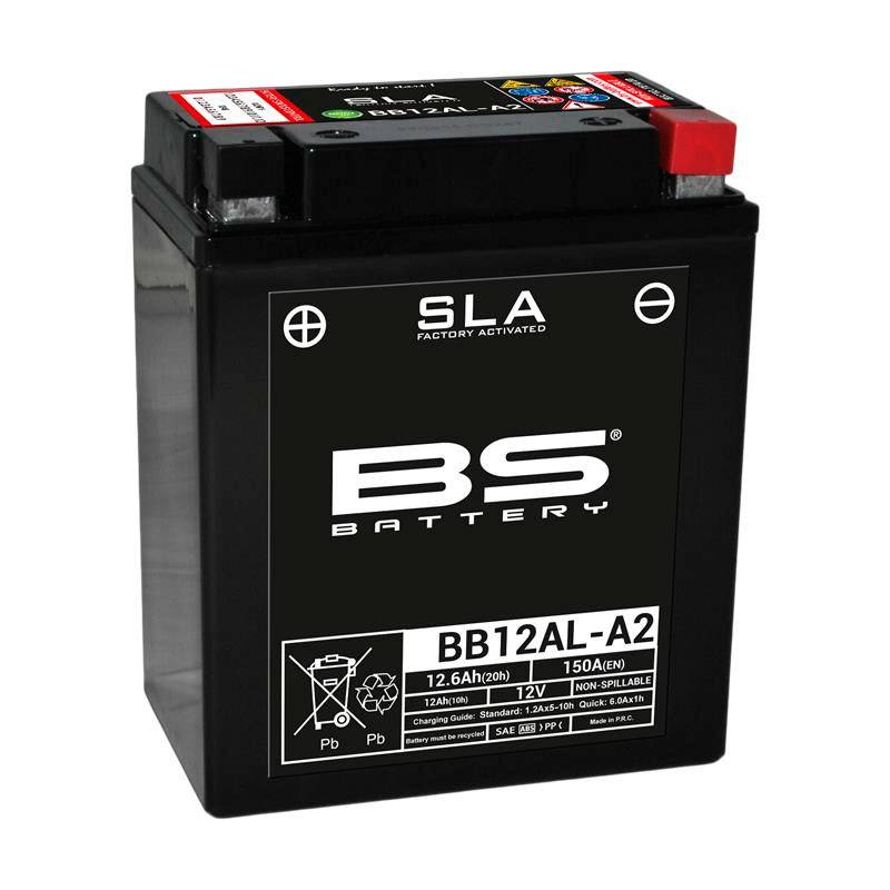 BS Battery YB12AL-A2 12V.12Ah. 134x80x160mm.