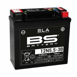 Batería 12N5.5-3B para Aprlia, Yamaha, Gilera,Vespa, etc..