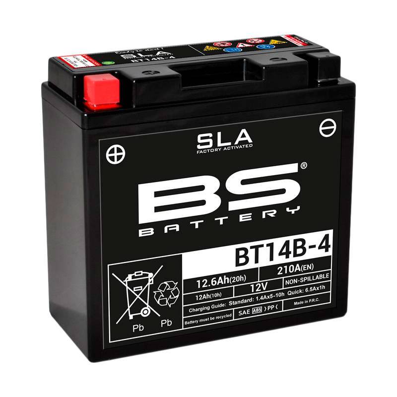yt14b-4 batería sellada y activada. BS Battery