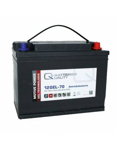 Batería de tracción Q-Batteries 12GEL-70 (GEL)