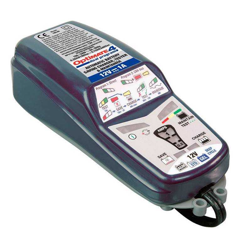 Cargador baterías 12v. Optimate 4 CAN BUS Ready TM-350