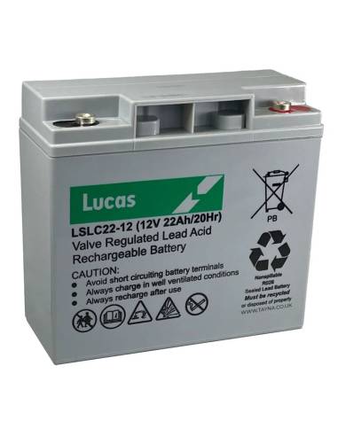 Bateria AGM 12V 22Ah Lucas VRLA LSLC22-12