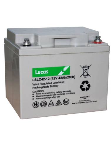 Bateria AGM 12V 42Ah Lucas VRLA LSLC42-12