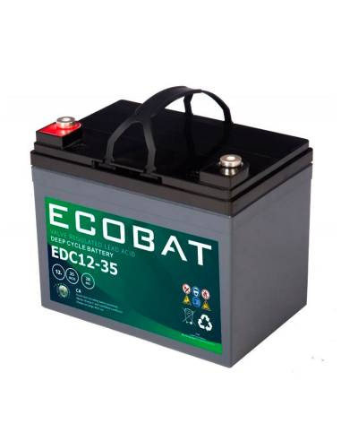 Bateria AGM 35ah 12v Ecobat EDC1235