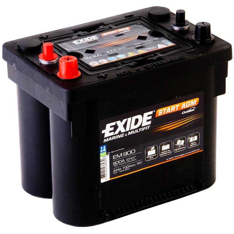 Batería Exide EM900 12V 42Ah AGM