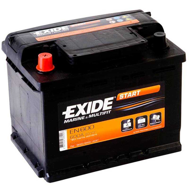 Batería Exide EN600 12V 62Ah AGM