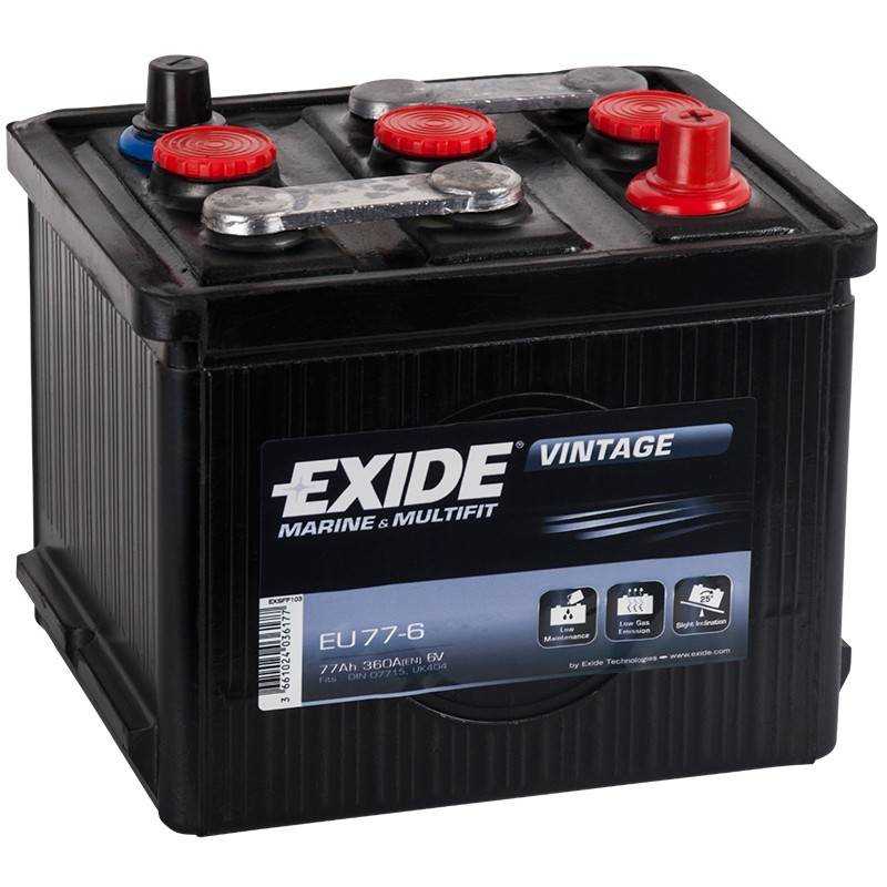 Bateria Exide Vintage EU806 6V 80Ah ••ᐅ【DBaterías.com】